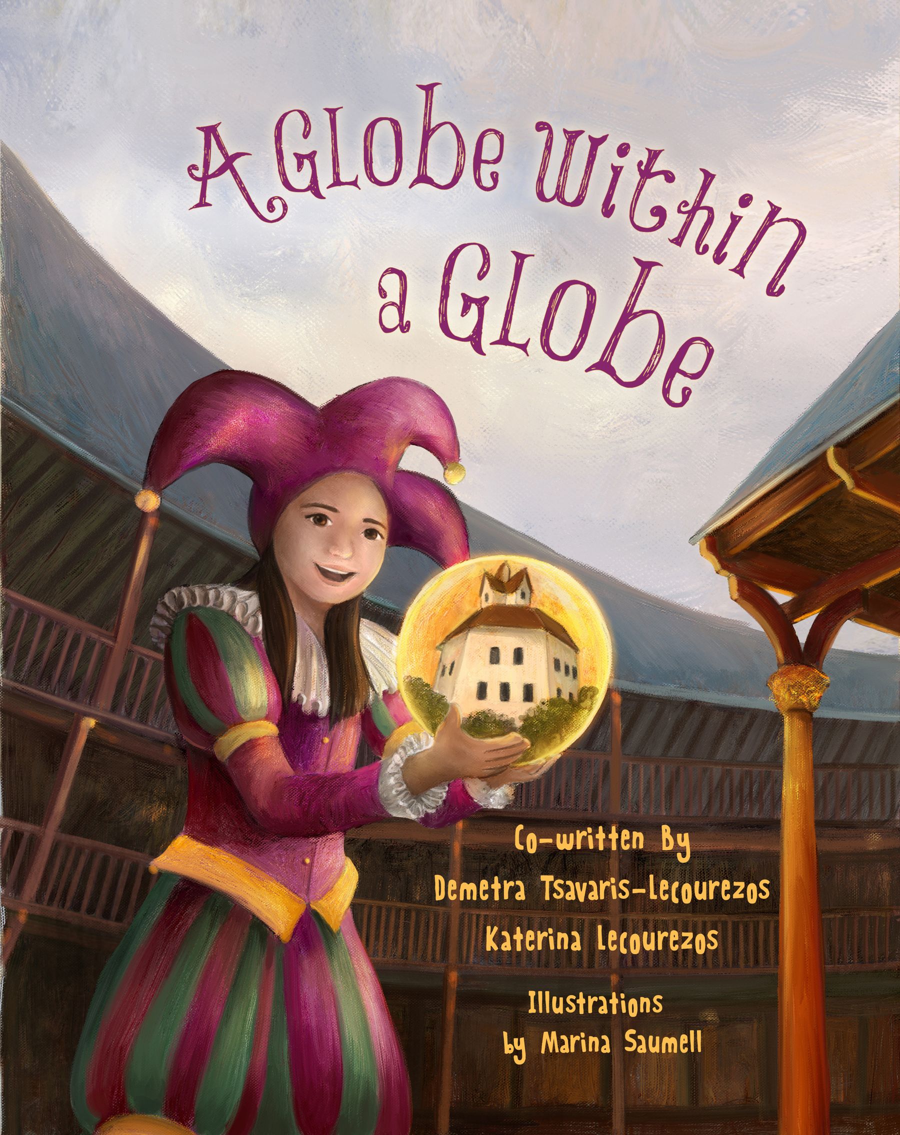 Cover of 'A Globe Within a Globe', illustrated by Marina Saumell.